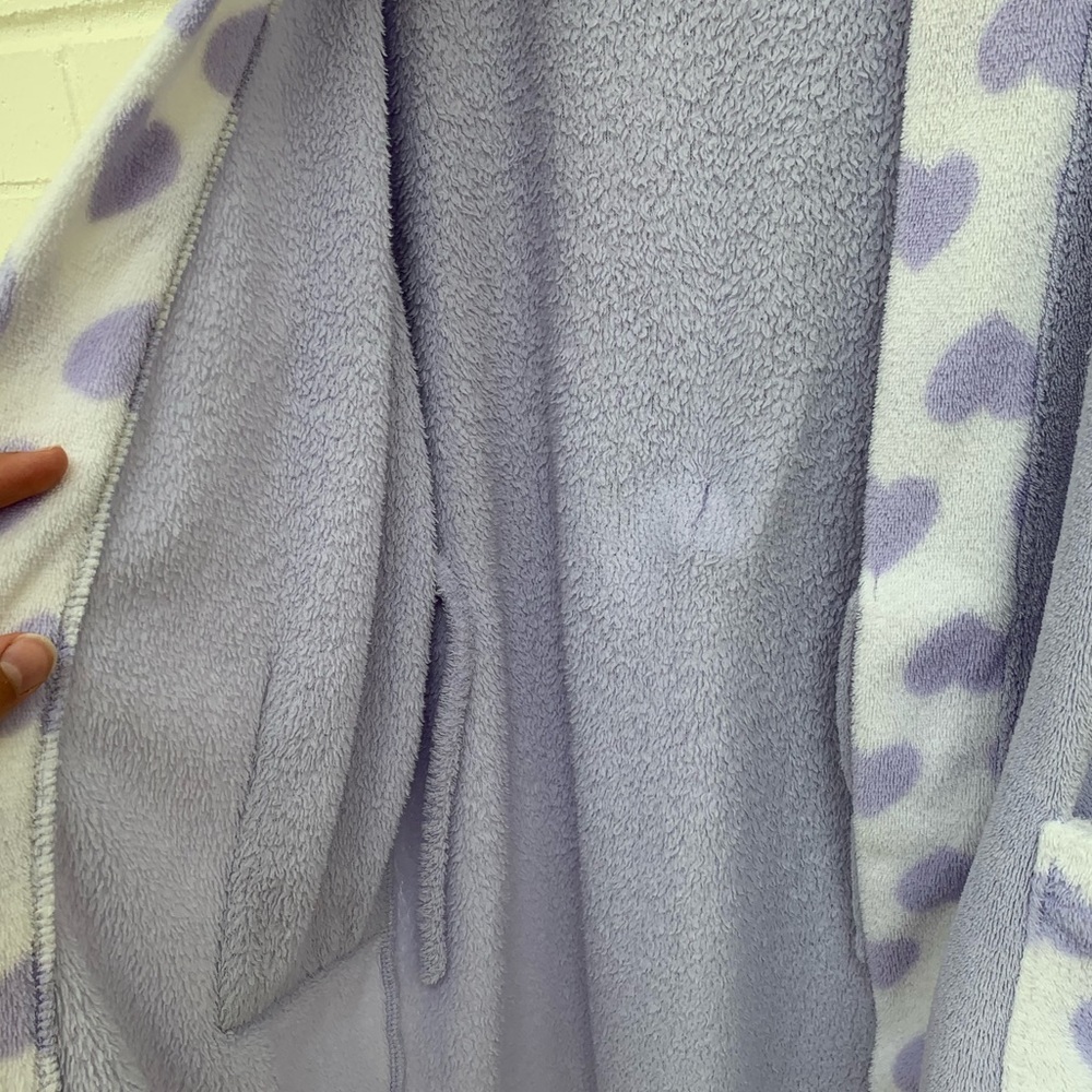Imaginations Kids Lavender Purple Soft Bath Robe - Picture 8 of 8